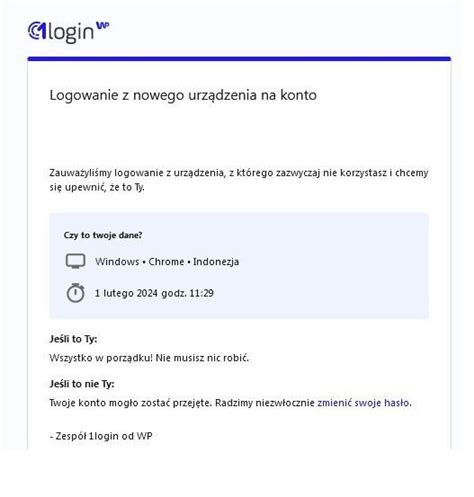 Dziwne informacje o logowaniu się na pocztę o2